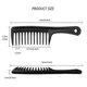 thumbnail image 5 of 2024 Suitable Detangling Comb 4 Pieces Coarse Teeth Comb with Round Handle, Antistatic Styling Hair Comb Wide Hair, 5 of 5
