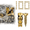 100pcs, variant on 7.8 x 16mm Short Expansion Screw Set, Hinge Repair Screws and Expansion Anchors for Cabinet Hinges, Wood, Tile, Stone and More