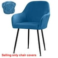thumbnail image 1 of LEFU Chair Covers for Dining Room Set of 1, Dining Chair Slipcovers Stretch Dining Room Chair Covers Seat Protector,Washable Chair Cover for Home,Hotel,Banquet (Turquoise Blue,1 Pack), 1 of 9