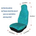 thumbnail image 6 of Haiem Blue Green Glitter Printed Car Seat Covers Set of 2, Universal Fit Car Seat Covers,Protective Seat Covers,Comfortable Car Seat Covers, Easy Installation Seat Covers, Vehicle Seat Covers, 6 of 9