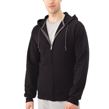 Fruit of the Loom Big Mens EverSoft Fleece Full Zip Hoodie Jacket