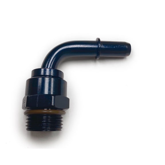 #6 ORB to 3/8 Male Q/C EFI Fitting 90-Degree