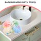 thumbnail image 1 of Raindrops 8Ud Bath Pouf Exfoliante De Tela Suave Para Con De Limpieza Profunda, 1 of 6