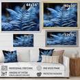 thumbnail image 4 of Designart "Ferns Sapphire Calm" Floral Canvas Print, 4 of 5