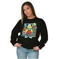 thumbnail image 4 of Smurfette Cute Kung Fu Smurf Otaku Women Crewneck Sweatshirt Brisco Brands S, 4 of 6