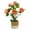 pink, variant on Artificial flower five-headed small tea rose bonsai plant creative artificial flower home decoration - pink