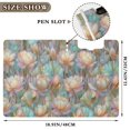 thumbnail image 3 of FORMRS A4 Clipboard Folder with Pen Holder Horizontal Foldable School Office Binder, Colorful Water Lilies Pattern, 3 of 9