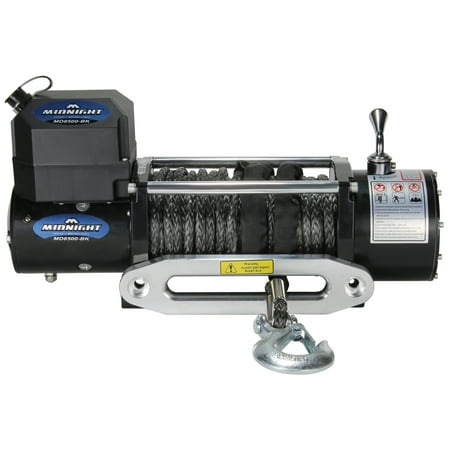 Held Motorcycle Jackets VIPER Recovery Winch, 12 VDC 8500lbs / 3856kg, steel hawse, handheld & wireless remote - BLACK synth ()