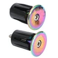 thumbnail image 3 of FLAMEEN 2PCS Mountain Bike Handlebar End Caps Inflatable Adjustable Plated Colorful Aluminum Alloy,Handle Grip End Bung,Handlebar End Caps, 3 of 8