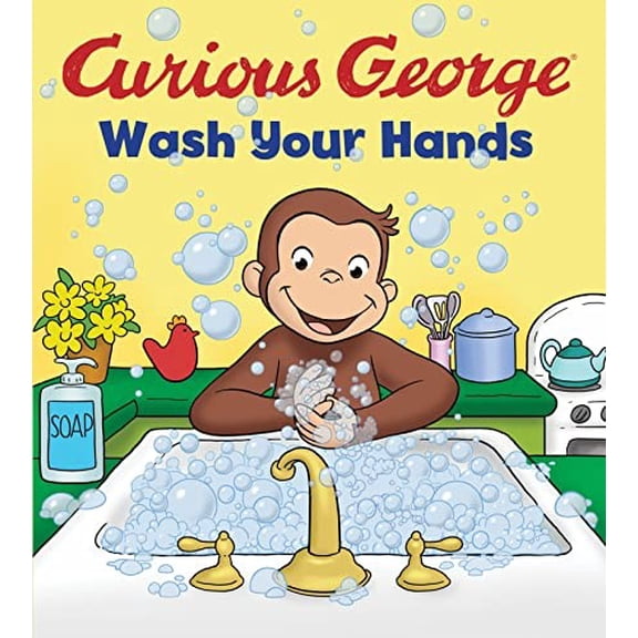 Pre-Owned Curious George Wash Your Hands (Curious George Board Books) Paperback