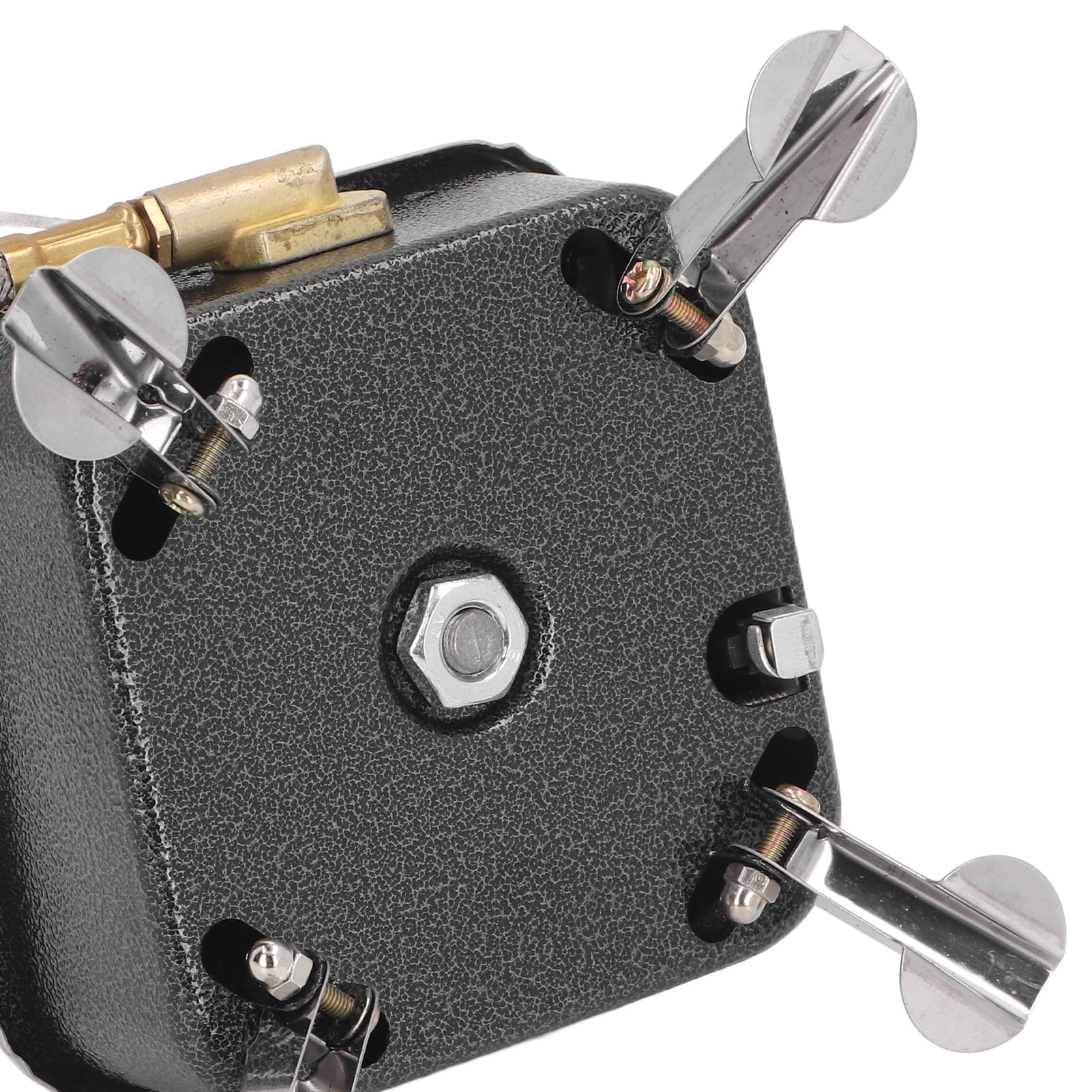 Rupoun Mini Camping Stove Folding Portable Gas Burner for Outdoor Hiking Backpacking High Efficiency Wind Resistant Stable Support Black Square With Tube Buckle 5.12 inches / 13 cm