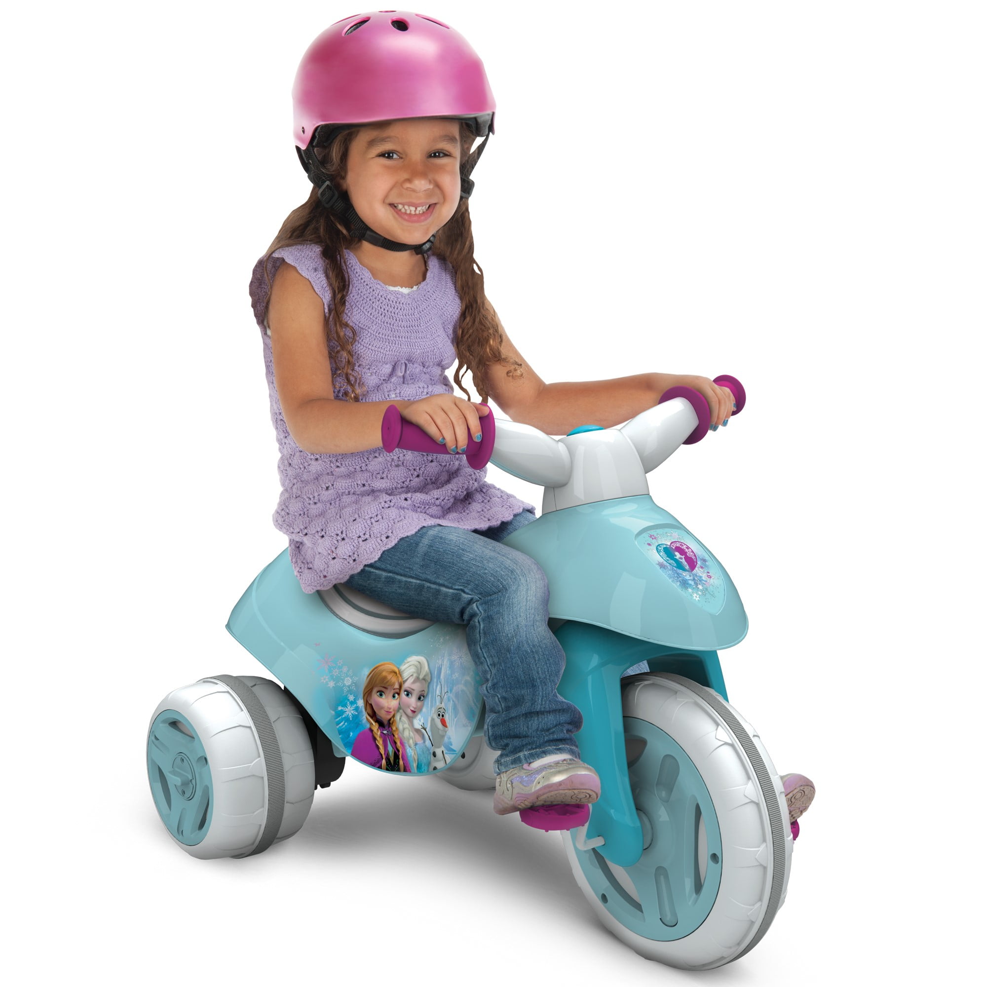 Disney Frozen Tricycle Pedal /& Battery-Powered Electric Ride On *By Huffy*