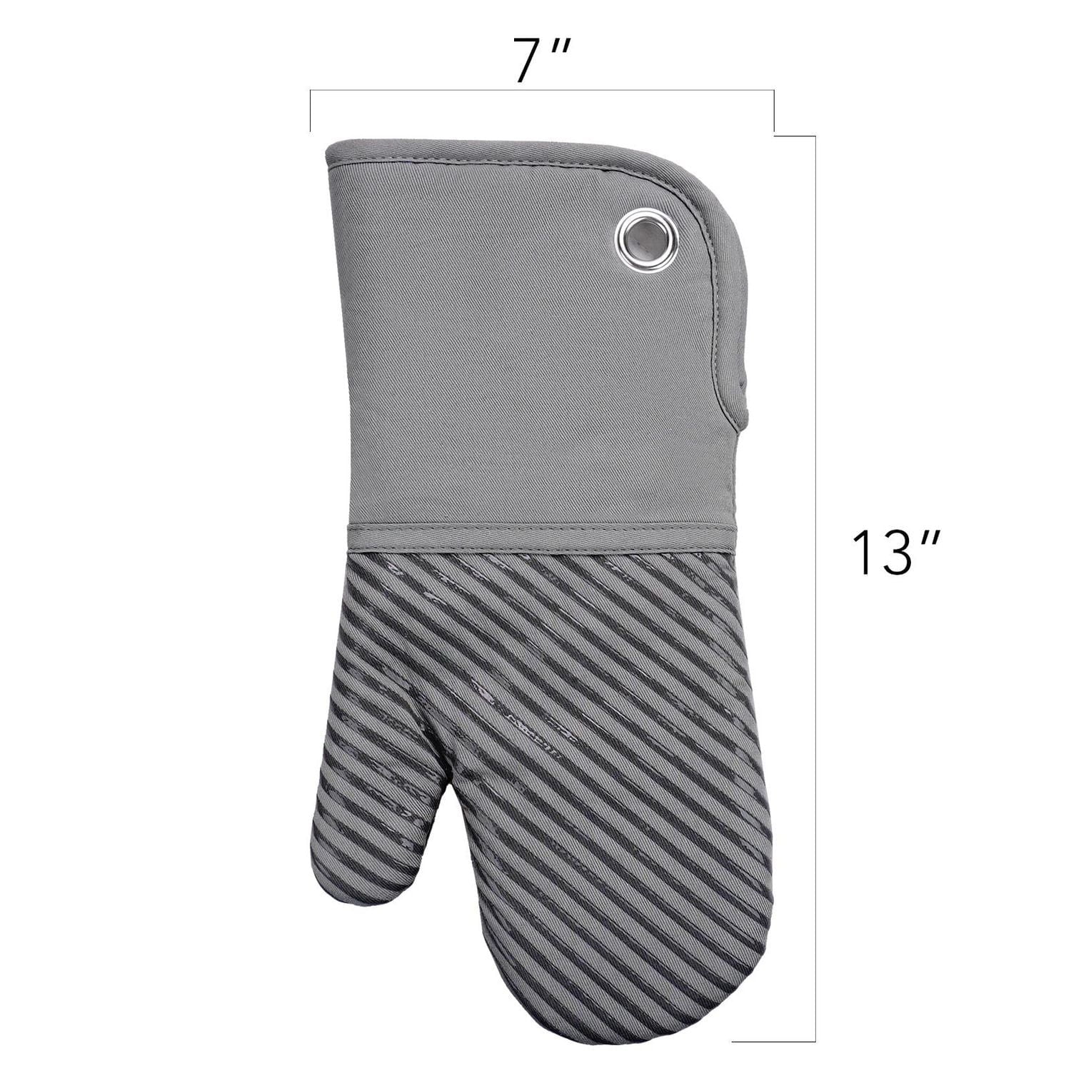 Fabstyles Silicone Print Oven Mitts Set of 2