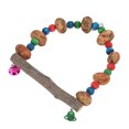 thumbnail image 4 of Parrots Swing Perch,  Bird Swing Toy Chewing  For Parakeet For Cockatiel L, 4 of 8