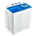 thumbnail image 3 of Yardi Yard 26 lbs Portable Semi-Automatic Twin Tub Washing Machine with Drain Pump, Washing Machine with 3 Function Switches, 2-in-1 Laundry Machine for Indoor as Home, Blue, 3 of 6