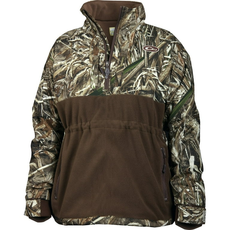 Drake Women s MST Quarter Zip Extra Small Realtree Max 5 Walmart