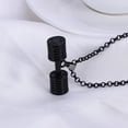 thumbnail image 3 of OULII 1Set Necklace Sets For Women Trendy Barbell Pendant Gym Accessory, 3 of 7