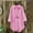 Pink, variant on Women’s Gingham Plaid Long Sleeve Tunic Shirt, Casual Button-Down Blouse with Roll-Up Sleeves, M-5XL Sizes, Check Patterns (Dark Blue,M)