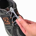 thumbnail image 4 of SOGA Elastic No Tie Shoelaces for Mens Womens Adults Kids Running Jumping Climbing Gym Sports Shoes Walking Best Locks Sneakers (Grey), 4 of 5