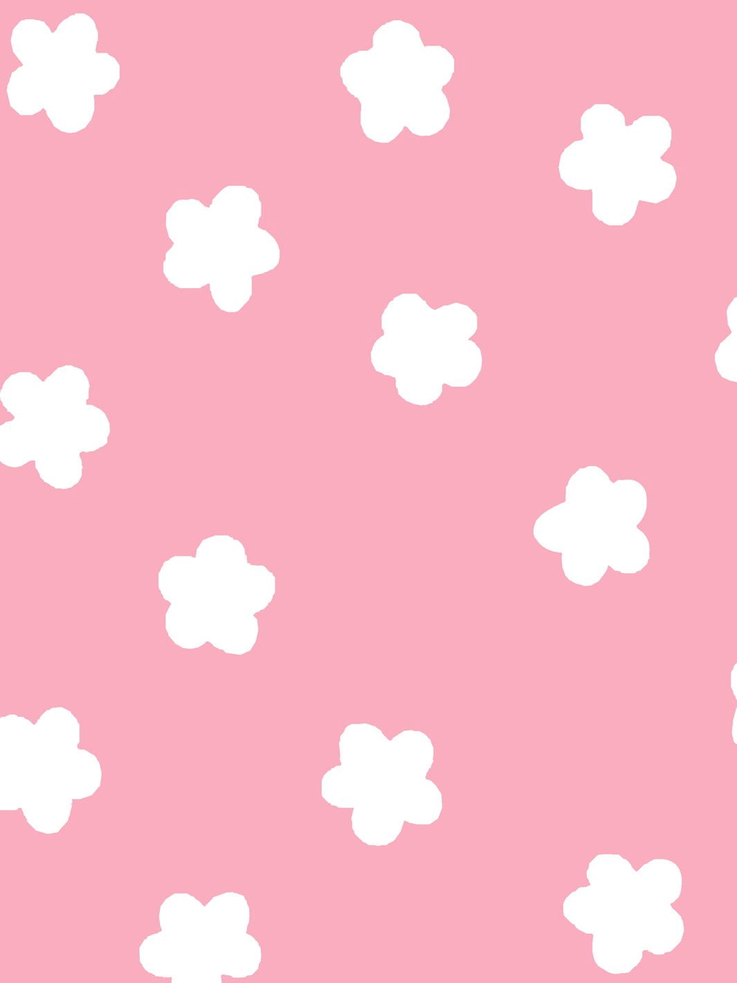 Daisy Removable Vinyl Wallpaper by Barbie - Bubblegum