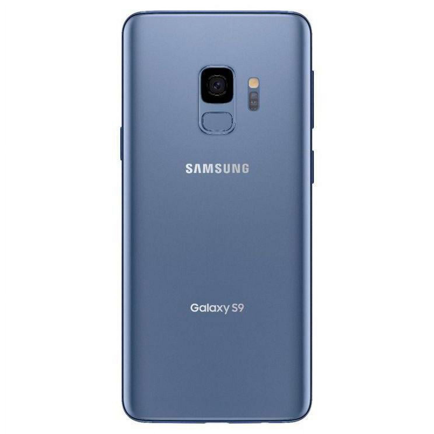 Restored Samsung Galaxy S9 - 64GB - Coral Blue - Fully Unlocked - Android Smartphone - (LCD Shadow) (Refurbished)