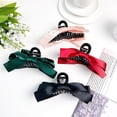 thumbnail image 3 of BQBQERT Vintage Big Hair Bow Ties Clips Satins Two Layer Butterfly pin Accessories for Women Girl knot pins, 3 of 9