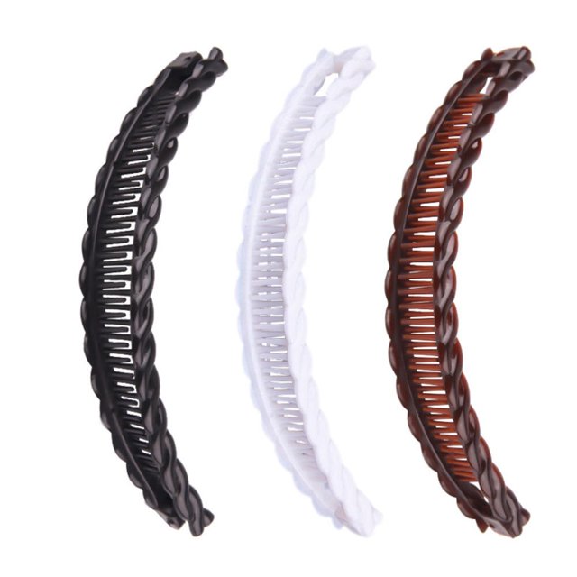 1 Pce Pince à Cheveux Banane Nouvelle Pince à Cheveux Couleur Unie Barrettes Accessoires pour Filles Pince à Cheveux Queue de Cheval