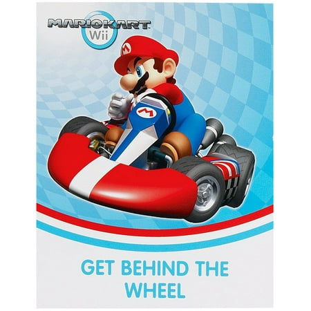 Super Mario Brothers Mario Kart Wii Party Supplies 8 Pack (Best Character In Mario Kart 8)