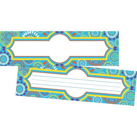 UPC: 0704068038042 | Barker Creek Moroccan Name Plate / Bulletin Board Sign Set 72/Set (BC3804)