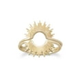 thumbnail image 2 of Precious Stars 14K Yellow Gold Plated Sterling Silver Sunset Ring, 2 of 3