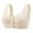 Beige, variant on ZRBYWB Women Plus-Size Printed Front Button Vest Comfort Bra Underwear Women Underwear Wireless Bras
