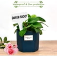 thumbnail image 5 of 100 etiquetas duraderas para plantas, etiquetas de plástico para jardín, carteles para flores, semillas de vegetales, jardín, vivero, 6 x 10 cm (blanco) TUNC Sencillez, 5 of 5