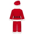 thumbnail image 2 of DPOIS Little Unisex Kids Santa Outfits Costume Tops Pants Hats Sets Christmas Dress Up, 2 of 7