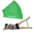 thumbnail image 2 of Synergee Mini Band Resistance Loop Exercise Bands Set of 10 - Green Medium, 2 of 6