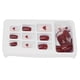 thumbnail image 5 of 24 UNADAS POSTIZAS, COBERTURA Tema, Puntas de Umas Postizas, Umas Postizas de Ataúd, Umas Postizas Con Purpurina Brillante, Umas Postizas Artificiales de Cubierta Tema, 5 of 7