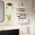 thumbnail image 2 of Juego de 3 estantes flotantes RICHER HOUSE para baño y dormitorio, color blanco, 2 of 7