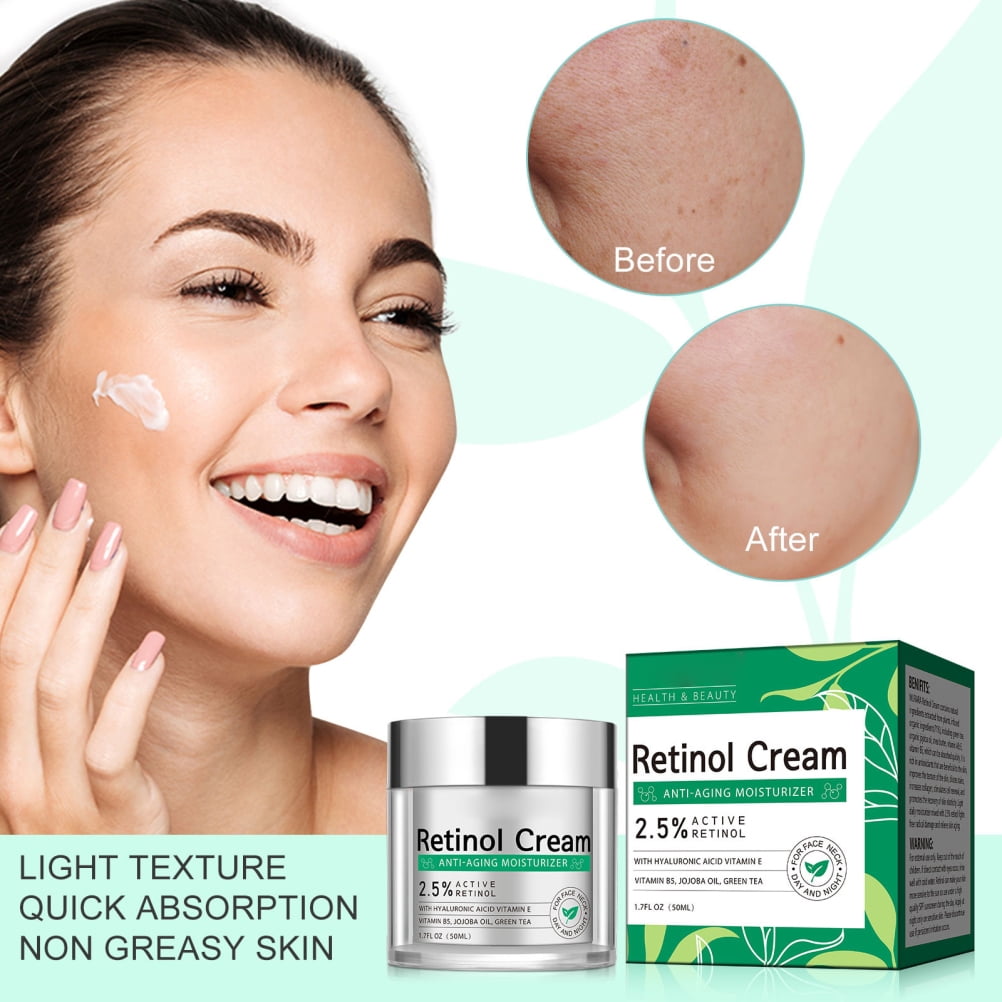 DTOWER Retinol Facial Cream Moisturizing Tighten and Brighten Skin Tone