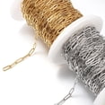 thumbnail image 4 of Cable de enlace de acero inoxidable para fabricación de joyas, 2 metros, cadena de cuentas Rolo, collar, pulsera, componentes de tobillera, 4 of 4