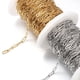thumbnail image 4 of Cable de enlace de acero inoxidable para fabricación de joyas, 2 metros, cadena de cuentas Rolo, collar, pulsera, componentes de tobillera, 4 of 4
