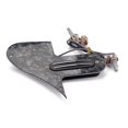 thumbnail image 4 of Finest Guitar Pickguard Anti-scratch Plate A500k B500k Pot Dual Track Pickup Black Pearl, 4 of 8