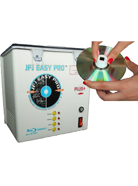 JFJ Easy Pro CD/DVD Repair Machine with Push Nut Assembly 110 volt