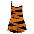 thumbnail image 5 of CAUYDY Women Pumpkin Print Pajama Set - Halloween Tank Top High Waist Shorts Loungewear Cute Sleepwear(Black,XL), 5 of 8