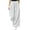 White, variant on cocolona Womens Winter Casual Corduroy Palazzo Pants Elastic Waist Straight Wide Leg Travel Lounge Trousers with Pockets