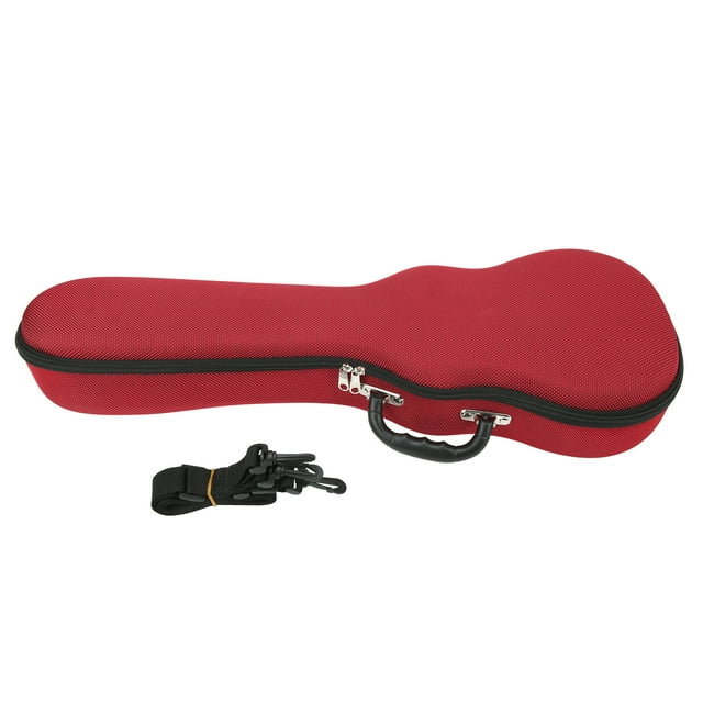 Ukulele Box, Wear Resistant Harden Waterproof Ukulele Backpack With Strap For Men Women For Home Red,Gray,Blue