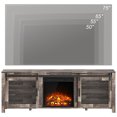 thumbnail image 6 of Wampat Durable Television Stand, MDF Metal Gray, 15.40 x 66.00 x 23.80", 75 lbs, 6 of 7