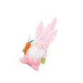 thumbnail image 2 of Advancent Decoraciones de Pascua Festival Decoración Muñecos de peluche Fiesta de primavera Adornar Diseño de escena DIY Sentado Conejo Gnomo Muñeca Kits de decoración para fiestas Rosado Advancent HA061965-02B, 2 of 6