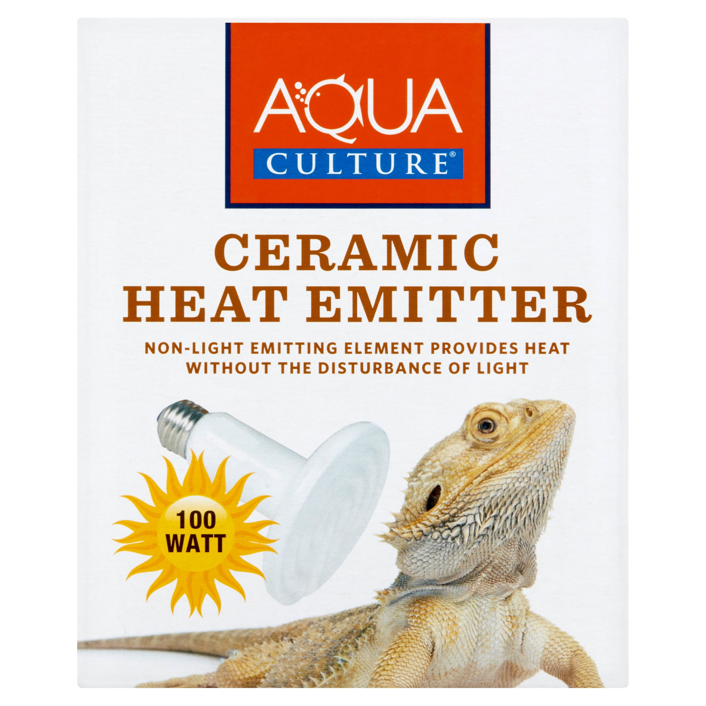 Aqua Culture Ceramic Heat Emitter, Non-Light, 100 Watts