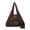 Brown, variant on Keychain Tote Bag,Large Capacity Lightweight Foldable Waterproof Key Chain Shopping Bag with Key Ring,Mini Bag for Daily Use