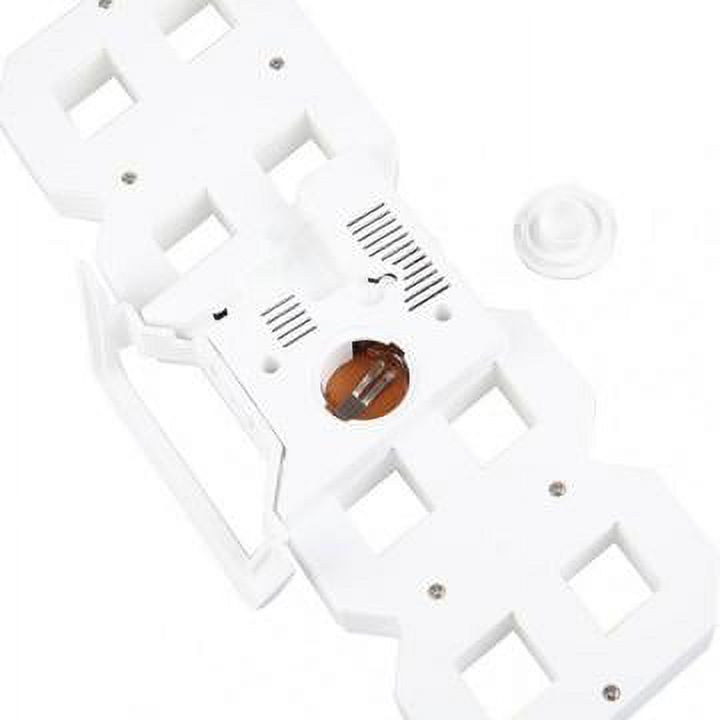 ITD Gear Digital Wall Clocks in White color, LED, LED Digital Alarm Clock - image 4 of 5