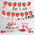 thumbnail image 2 of Banner fotográfico mensual Sweet Berry 1st Birthday Strawberry, 2 of 7